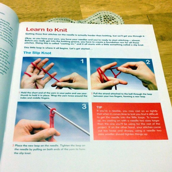 Knitting Guide for beginners - knit 101 - 10 easy knitting patterns - Picture 7 of 9